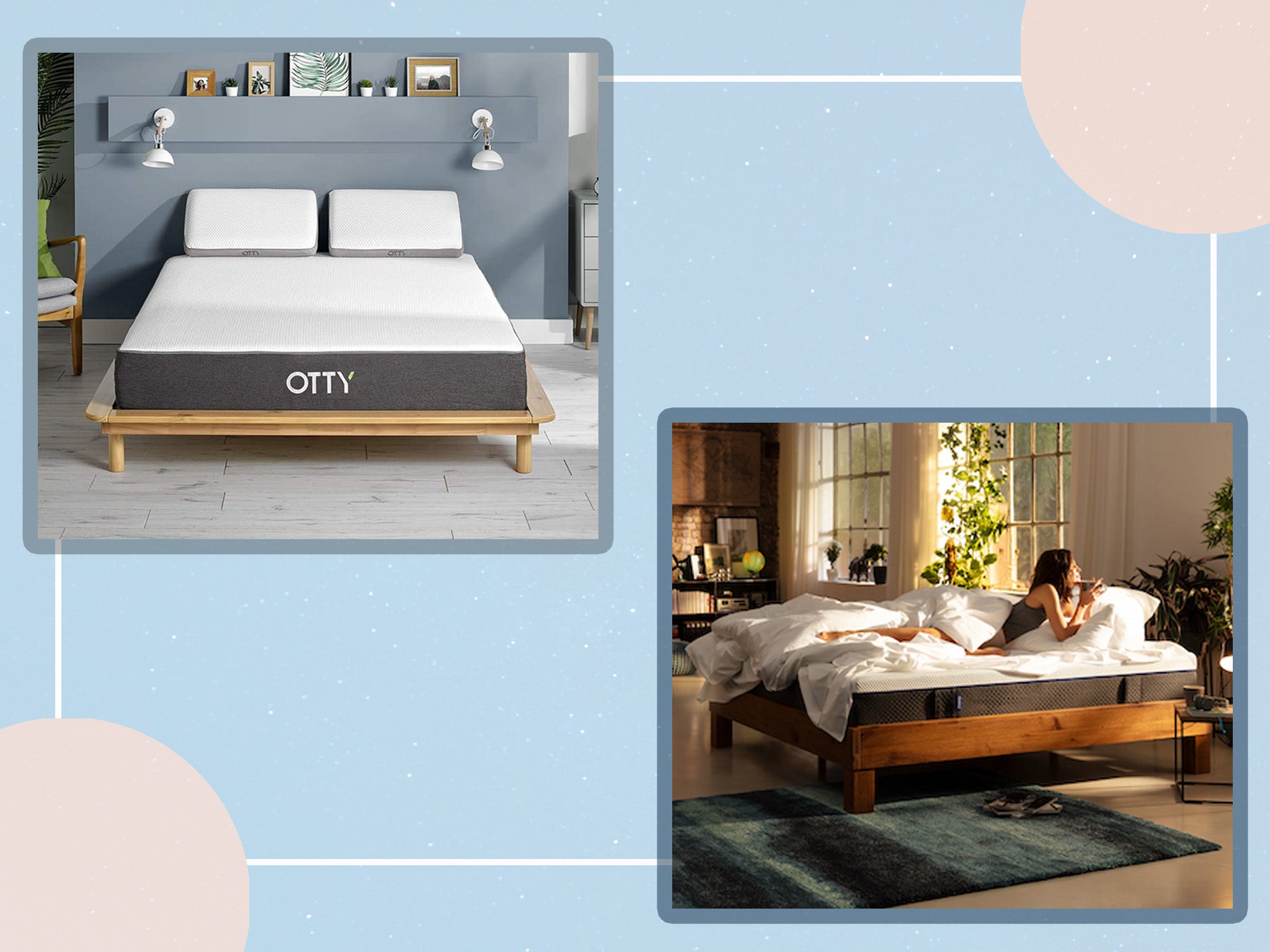 Top mattress for back pain 2021 Pocket sprung, foam and